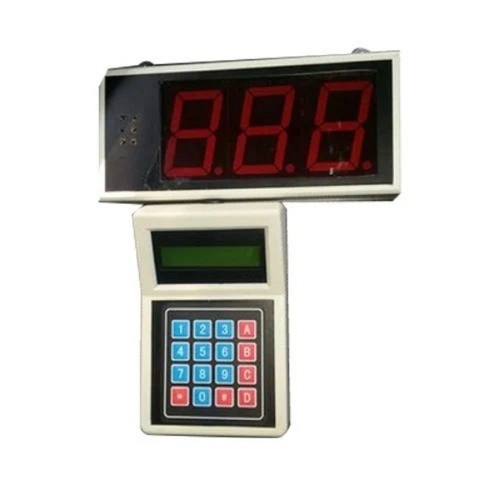 Red Wall Mounted Wireless Token Display System