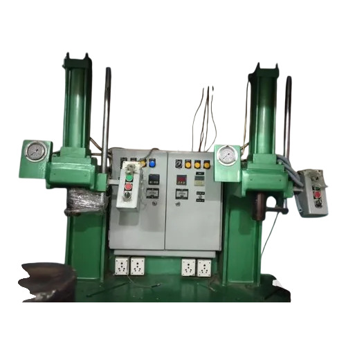 Semi Automatic Paper Plate Making Machine - Mild Steel, Green, 1250 Pcs/hr | Semi-Automatic, 440V, Three Phase, 50 Hz