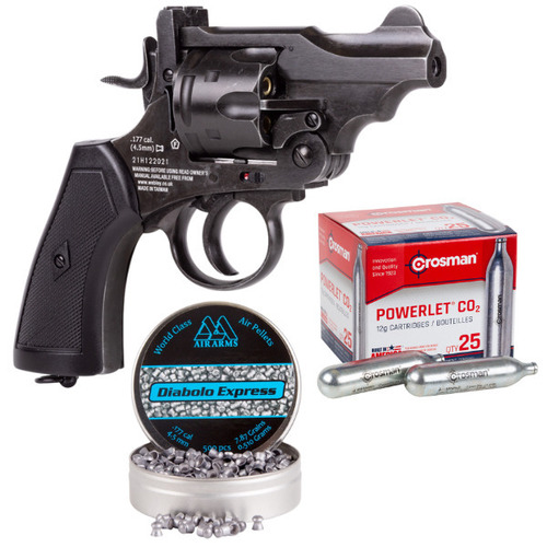 Webley Mkvi CO2 Pellet Revolver 2.5