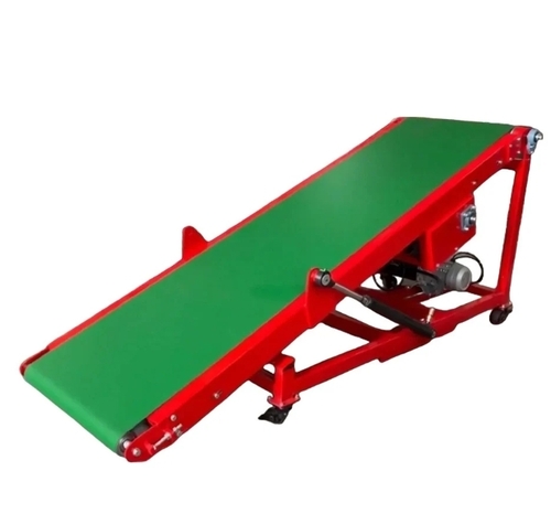 Automatic Portable Belt Conveyor - Color: Green