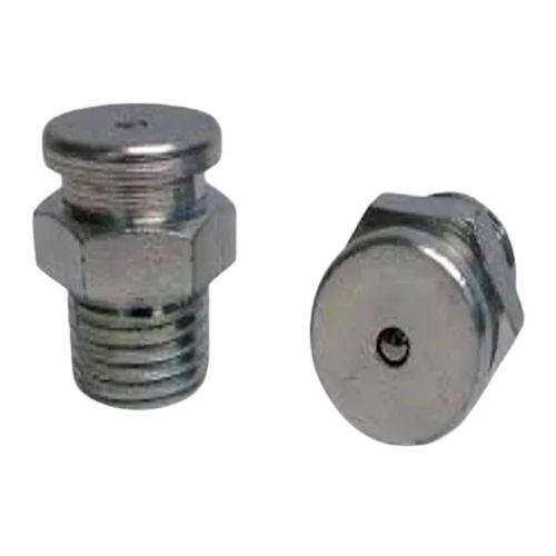 Button Head Grease Nipple - Brass, 1/8 Inch, Silver | Polished, Fine Finished, Durable
