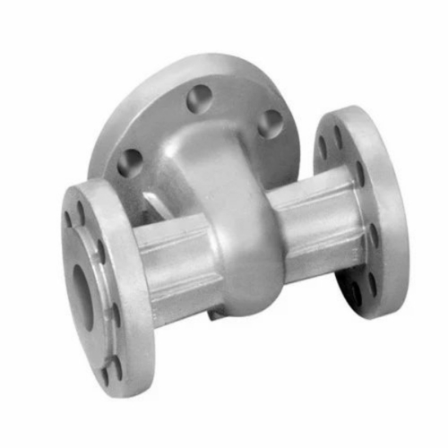 Cast Steel Gate Valve - Round Silver, Polished Surface | Durable, Corrosion Resistant, Leak Proof, Heavy Duty, Reliable
