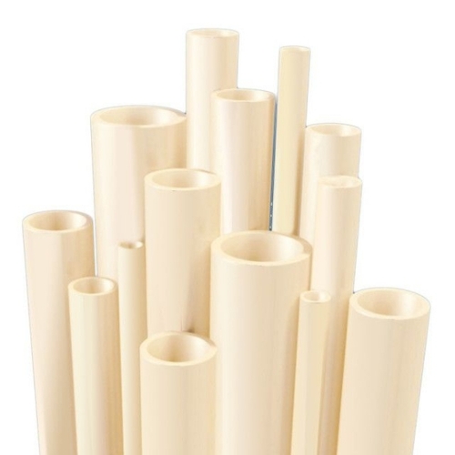 Cpvc Pipes - Cpvc Material White Round | Heat Resistant Corrosion Resistant Leak Proof Durable Lightweight