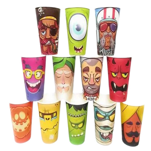 Disposable Juice Paper Cup - Paper, 150 ml, Multicolor | Leak Proof, Eco-Friendly, Disposable, Machine Made