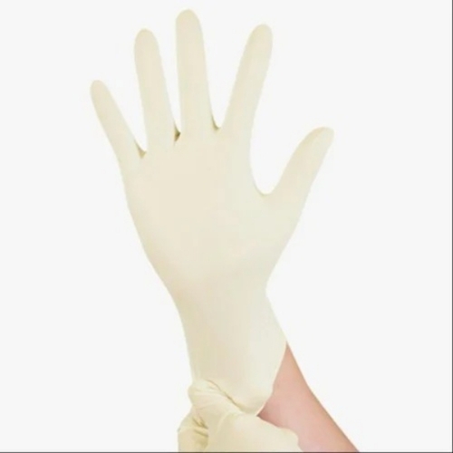 Powder Free Latex Examination Gloves - Medical Grade White All Size | Hypoallergenic Elastic Fit Tear Resistant Non-Slip Grip