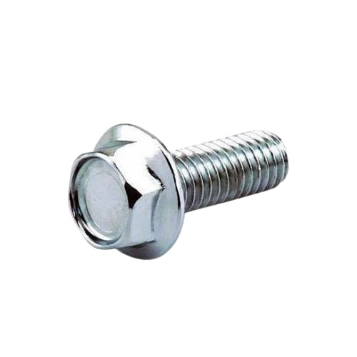 Silver Hex Flange Bolt