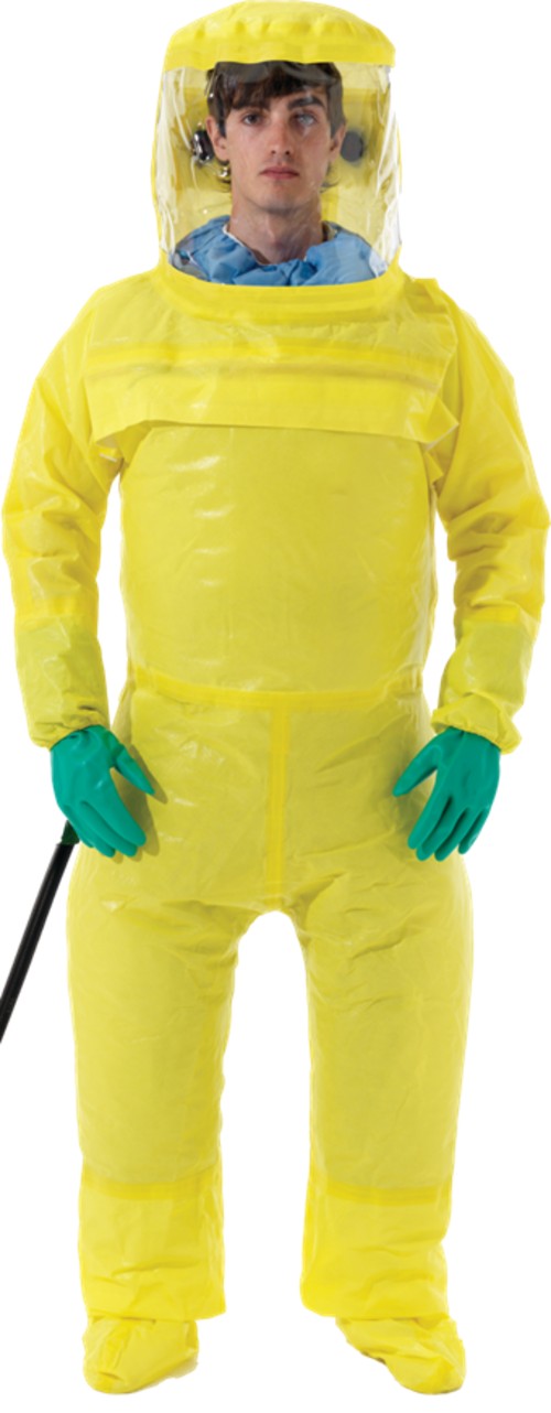 Ansell AlphaTec 3000 AVANT AIRline Ultrasonically Welded & Taped Model 755 Encapsulated Chemical Protective Suit