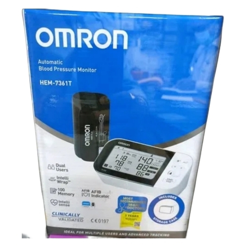Blood Pressure Monitor Machine - Durable Rust Proof White Digital, Battery Powered