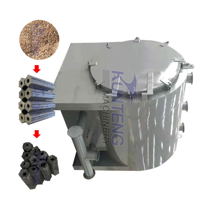 Firewood Coconut Shell Horizontal Carbonization Furnace - Application: Wood