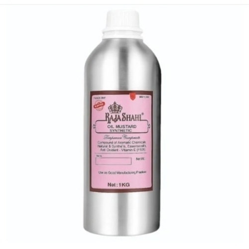 Rajashahi Synthetic Mustard Oil Essence - 1 Kg Bottle White Liquid | 99% Purity Essential Oil for Restaurants