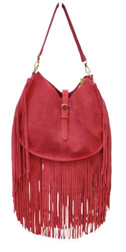 Single Strap Leather Shoulder Bag - Genuine Leather 10L, Water Resistant, Open Top, Polished Finish