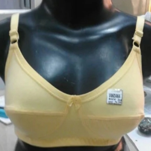 Yellow Ladies Fancy Bra