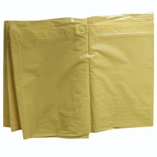 300 Gsm Hdpe Laminated Tarpaulin - Yellow, Woven Pe Laminated, Glossy Finish, Waterproof