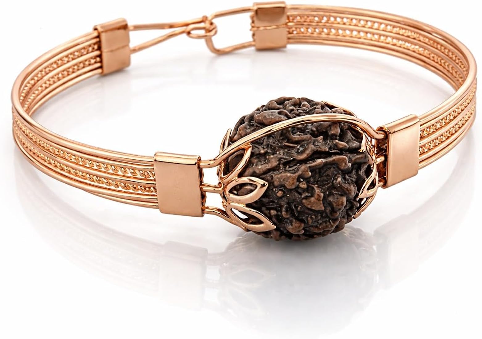 5 Mukhi Rudraksha Copper Kada - Occasion: Daily Wear