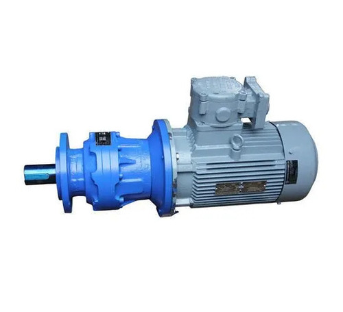 Belko Worm Gear Motor - Metal, Silver, 3 KW, 2000 RPM, Three Phase, 440V | Rust Free, Industrial Use