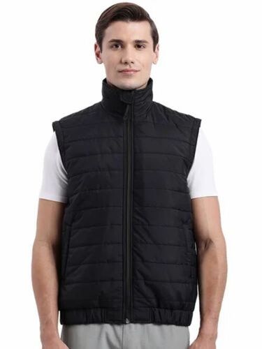Plain Men Sleeveless Jackets