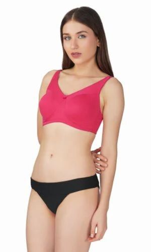 Raspberry Pink Non Padded Women Bra