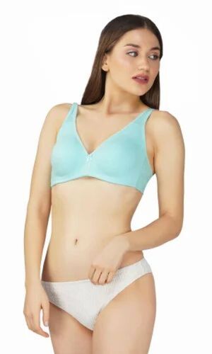 Sky Blue Padded Women Bra