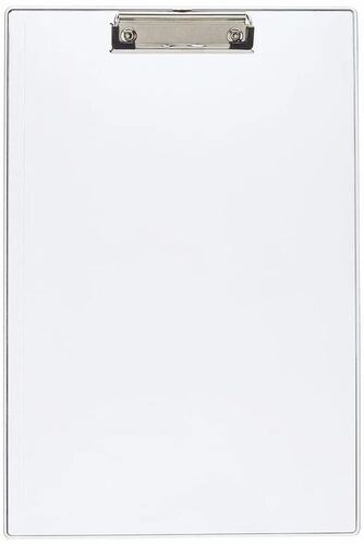 Unbreakable Transparent Exam Pad - Plastic, Standard Size | Eco Friendly, Long Lasting