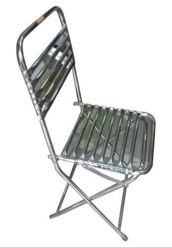 202 Stainless Steel Chair - Stainless Steel, Standard, Silver | Durable, Rust Proof, Eco-Friendly, Long Lasting