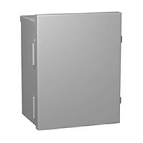 Box Metal Steel Grey Hinged 