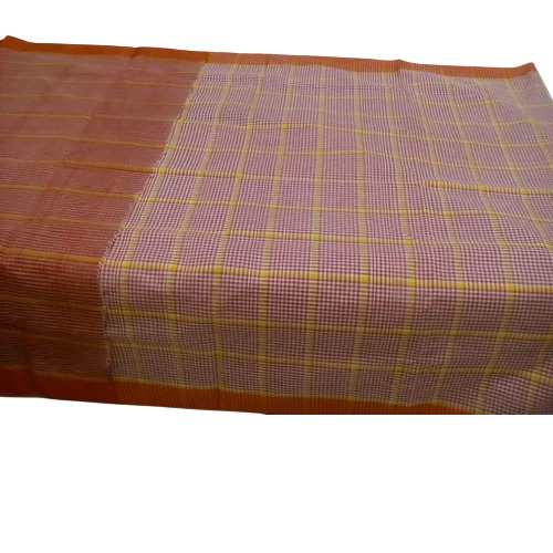 Brown Bhagalpuri Handloom Viscose Saree