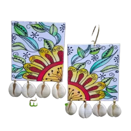 Modern Handmade Fabric Earrings