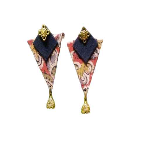 Stylish Handmade Fabric Earrings