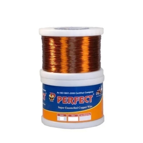 Super Enameled Copper Wire - Copper, Golden, Polished | Durable, Corrosion Resistant, Rust Proof, Industrial Use