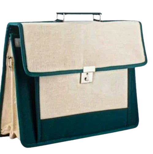12 Inch Jute Laptop Bag