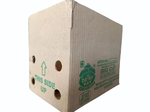3 Ply Brown Printed Corrugated Packaging Box