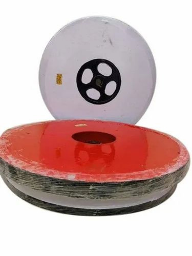 30" Black Synthetic Emery Flour Mill Stone - 24" Diameter, Horizontal Bolt Type, High Efficiency