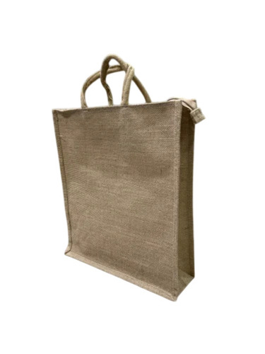 Camel Color Jute Carry Bags - 20 Kg Capacity, Camel Color | Lightweight, Zipper Closure, Customized Size & Print