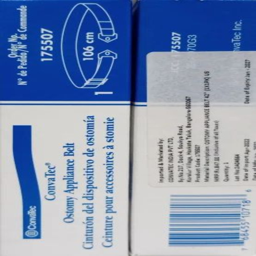 Convatec Colostomy Appliances Belt 