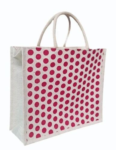 Designer Printed Jute Bag - Customized Size