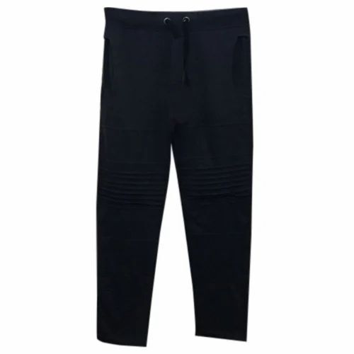 Mens Black Cotton Lower