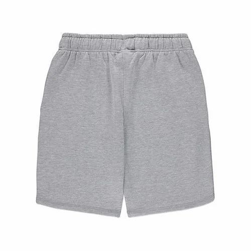 Mens Grey Cotton Short