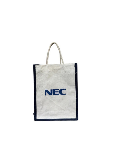 White Jute Carry Bag