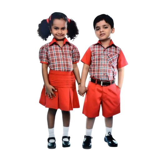 180 Gsm Poly Viscose Kids School Uniform