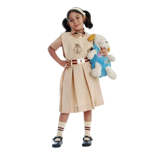 200 Gsm Cotton Kids School Uniform
