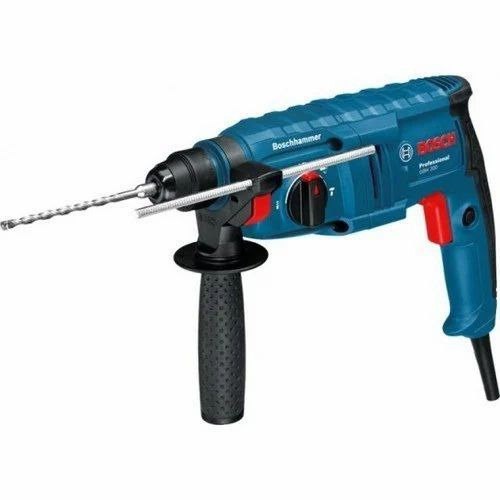 Bosch Gbh 200 Rotary Hammer Drill Machine - Steel Customize Size Blue 1.7J Impact Energy 0-3960 Bpm Impact Rate 2 Kg Weight