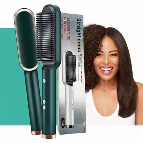 Hair Straightener - ABS, 10 cm, Mix Color, 45 Watt, Portable | For Women & Men