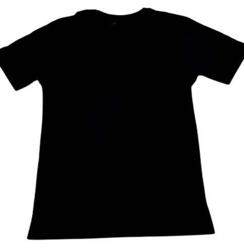 Men Half Sleeves Plain Round Neck T Shirt - Polyester, Various Sizes, Black | Quick Dry, Comfortable Fit, Lightweight