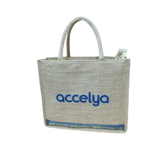Printed Natural Jute Bag