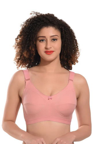 Teenplus Non Padded Cotton Blend Bra - Color: Pink