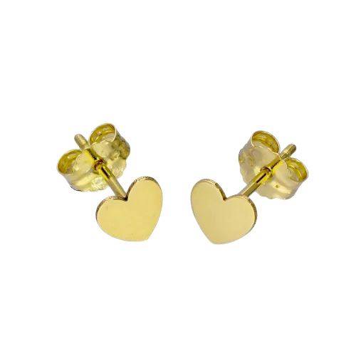 2cm Heart Shape Ear Stud