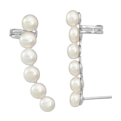 White Pearl Ear Stud