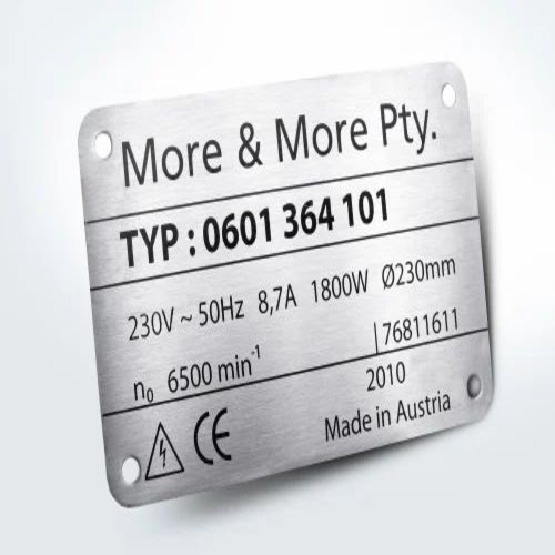 02 Aluminum Anodised Marking Label
