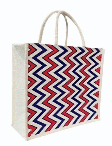4 Kg Printed Jute Lunch Bag