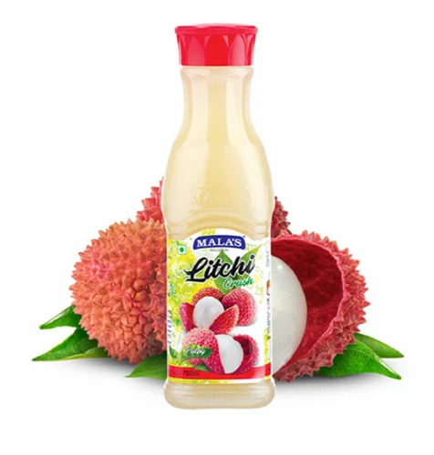 750ml Mala's Litchi Crush - 750ml Pet Bottle, 1 Year Shelf Life, Liquid | Unique Creamy Flavor, Sweet Taste
